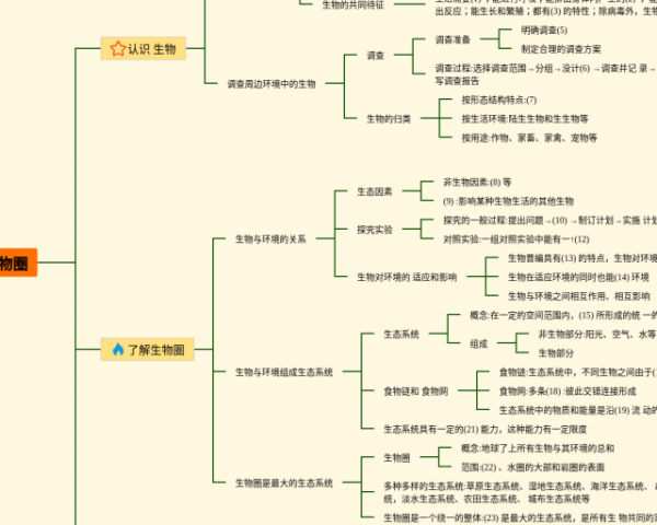 小数点的思维导图三年级(25张高清晰可打印)