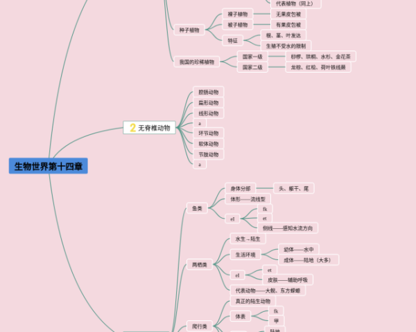 蒲公英思维导图(3个精选版)