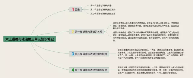 六上第三单元道德与法治思维导图-3