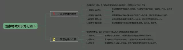 四下观察物体思维导图-3