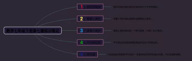 七年级下册第七章图片思维导图-3