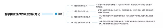 哲学探究世界的本质思维导图-2