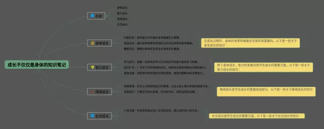 成长的不仅仅是身体思维导图-4